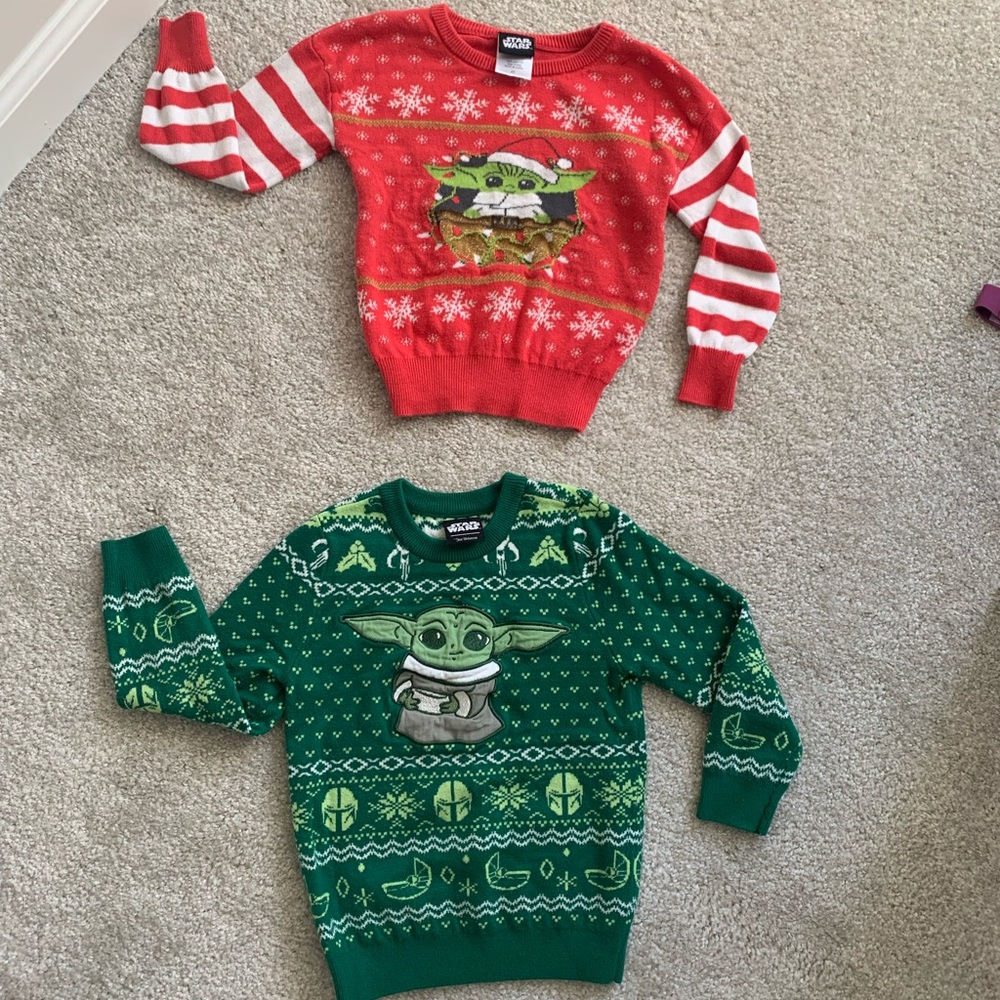 Yoda Star Wars Christmas sweater bundle